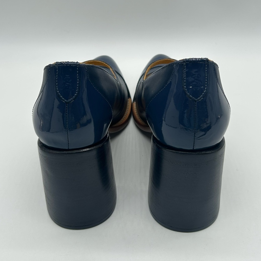 The Office of Angela Scott Miss Eliza Navy Mary Jane Heels Size EU 41 US 11 NWT - Picture 7 of 13